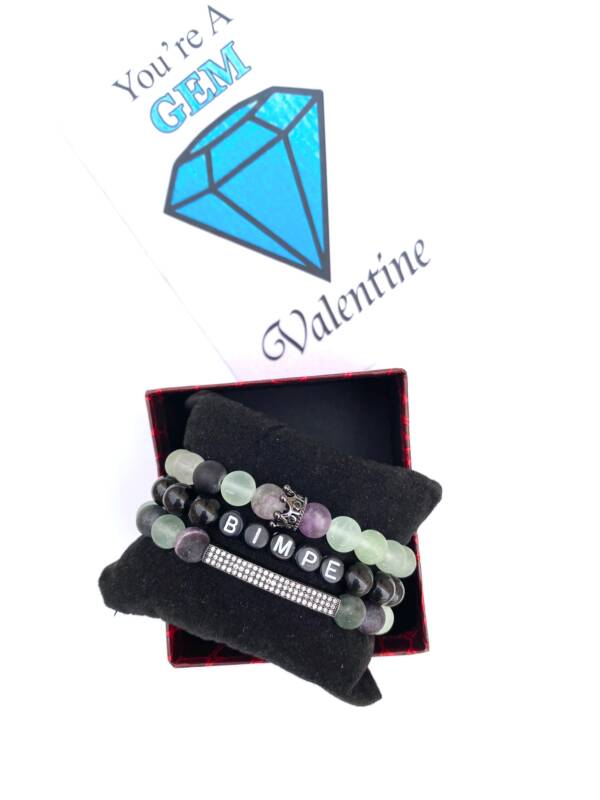 Fluorite Gemstone Bracelet