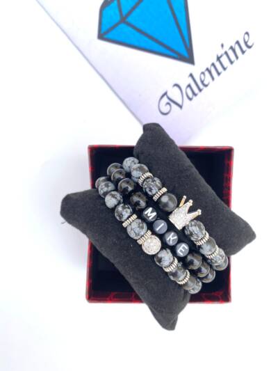 Snowflake Gemstone Bracelet
