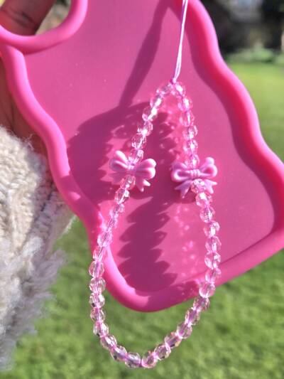 Blush Bow Charm