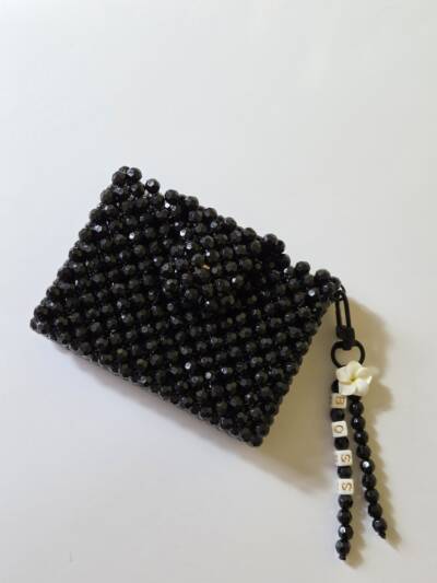Customisable Black card holder (double-sided) - Image 2