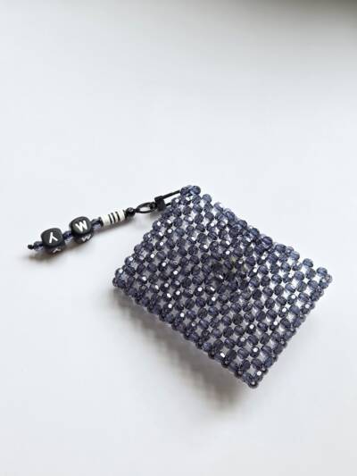Customisable Clear & through black card holder - Image 2
